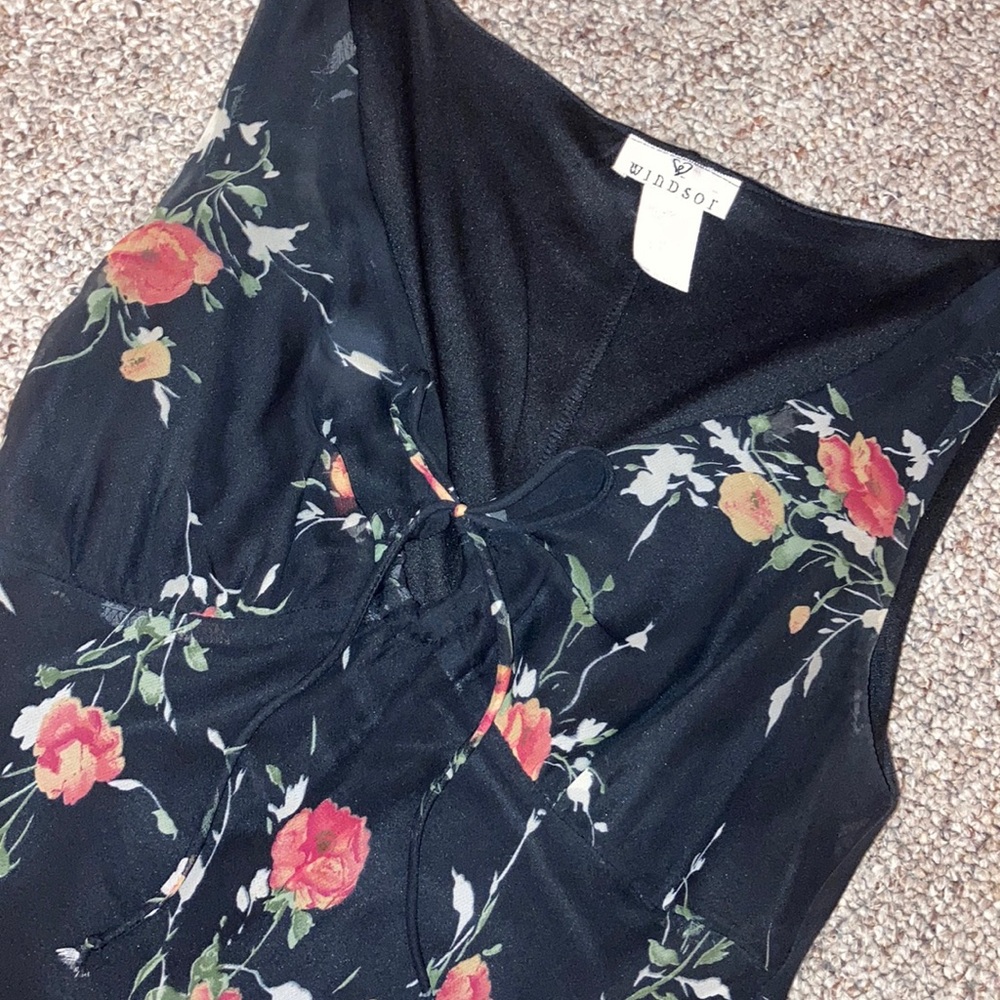 Vintage Floral Dress by Windsor